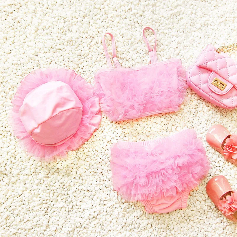 Детская бикини Детские для маленьких девочек ванный комплект оптовая продажа от
