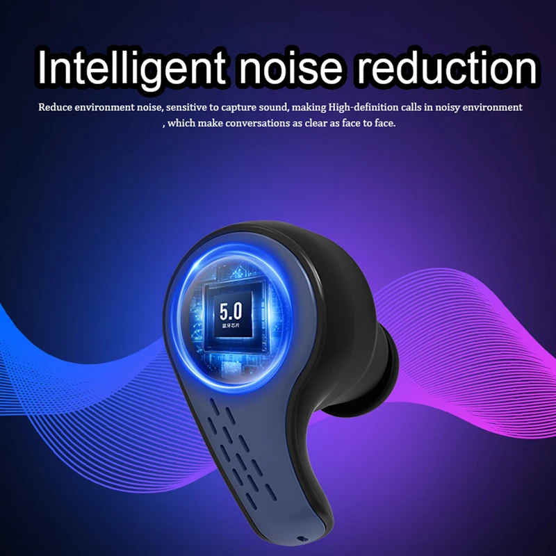Беспроводные Bluetooth наушники с одним ухом спортивные бизнес-наушники мини стерео
