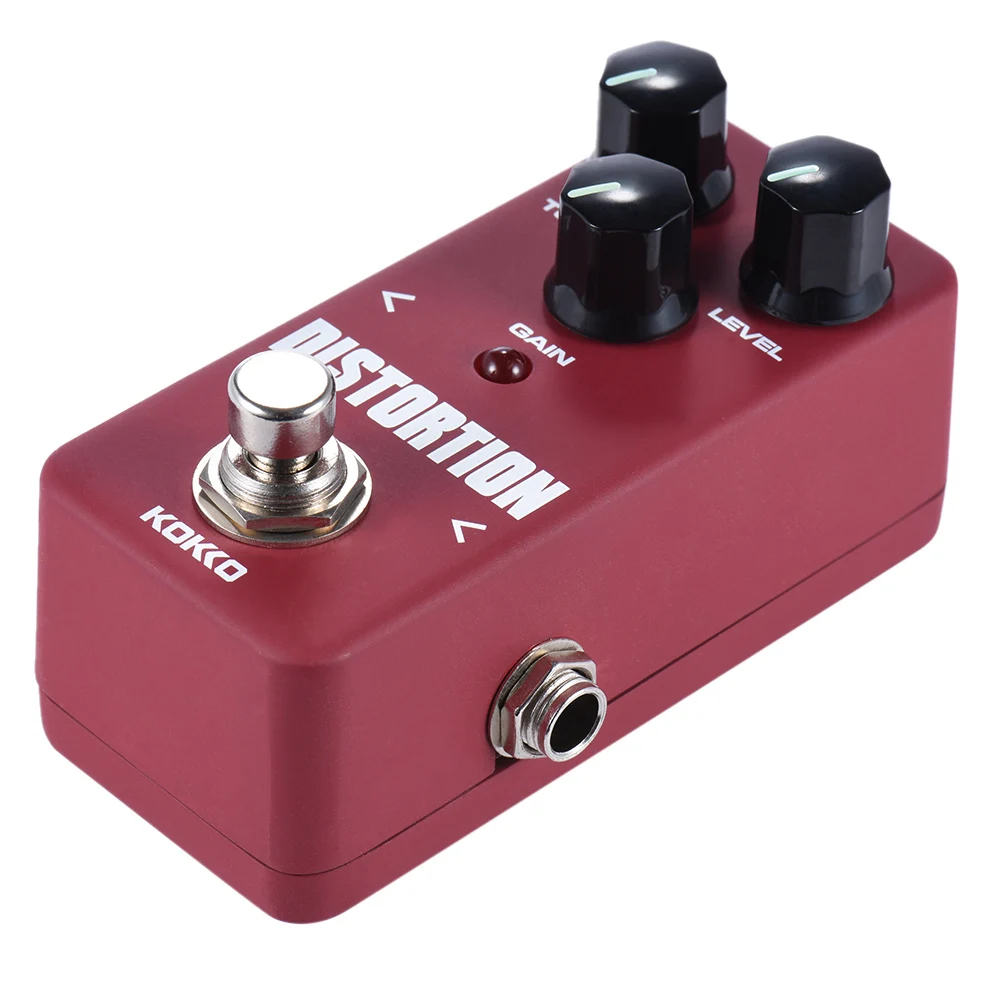 KOKKO FDS2 Mini Distortion Pedal Portable Guitar Effect Accessories Musical Instrument | Спорт и развлечения