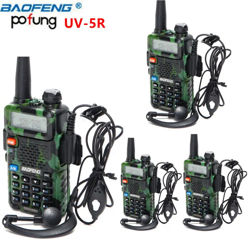 4 шт. портативная рация BAOFENG UHF/VHF 136 174/400 520 МГц|Рации| |