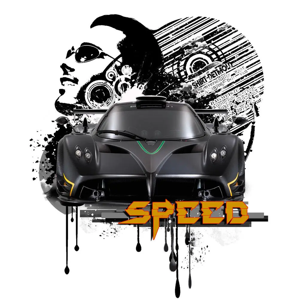 Итальянская Классическая легендарная машина Zonda Gr Oldtimer Herren модная 3D футболка