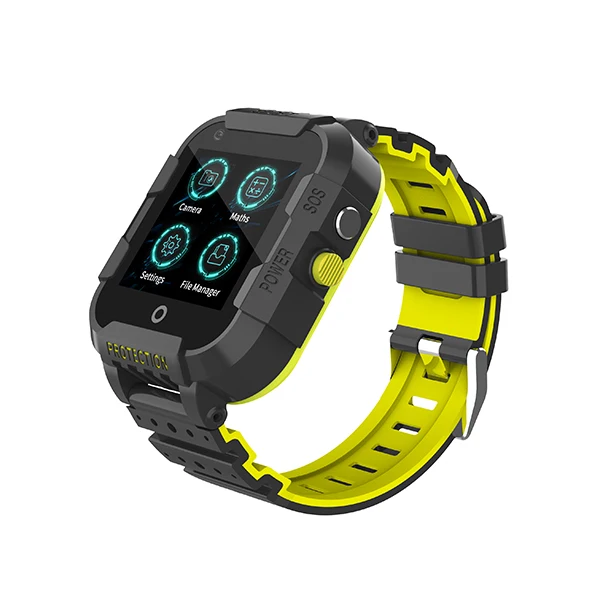 Черный DF39 детские часы с gps трекером, 4G, умные часы, gps LBS, Wi-Fi, местоположение, SOS Вызов, 1,44 'камера, детские часы с отслеживанием, PK DF25G, DF33 - Цвет: Черный
