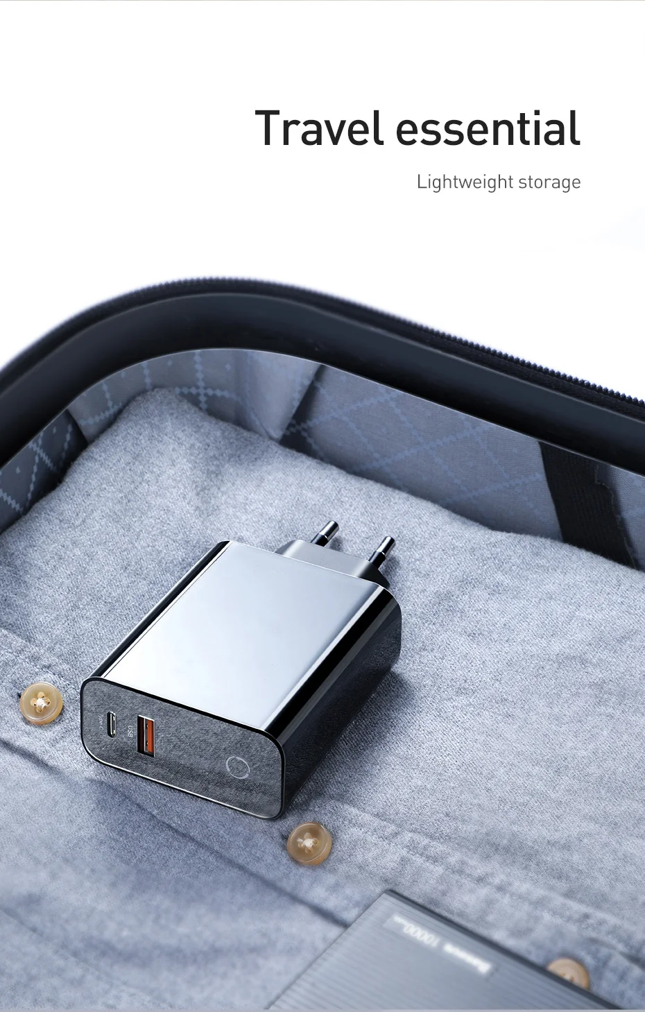Baseus Высокое качество 45 Вт Usb C type C Usb зарядное устройство быстрое зарядное устройство 3,0 ЕС адаптер мобильный телефон зарядка путешествия настенное зарядное устройство