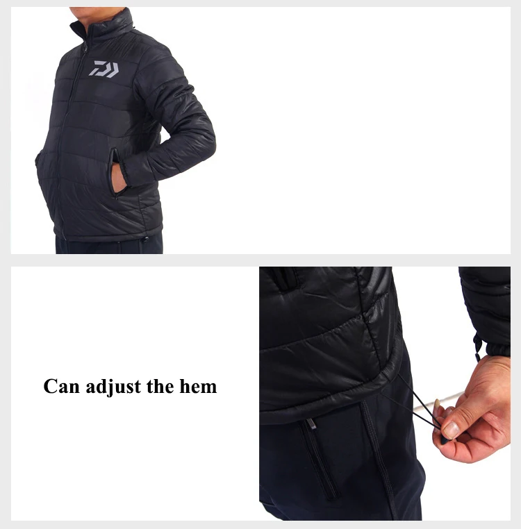 DAIWA Men Waterproof Outdoor Sports Winter Removable Liner Fishing Clothes Pants Coat Warm Jacket Mountaineering Clothes Set