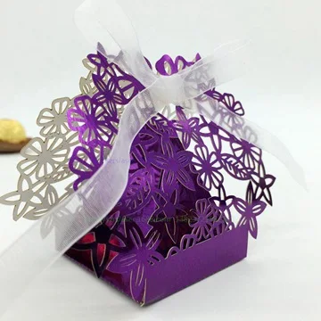 wholesale B107 100pcs/Lot43*33*68mm new hollow delicate love Wedding/Birthday/party candy/Gift Paper Box festival supplies |