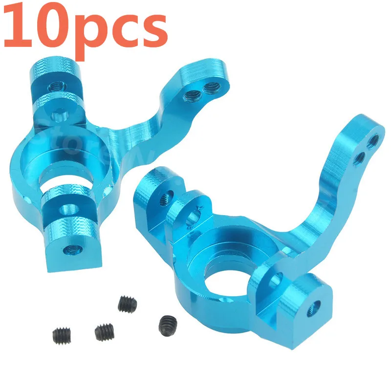 10 шт осевой Yeti Rock Racer 90026 RC части Alum. Перевозчик рулевой ступицы (L/R) M3 * 4 мм AX31001 для