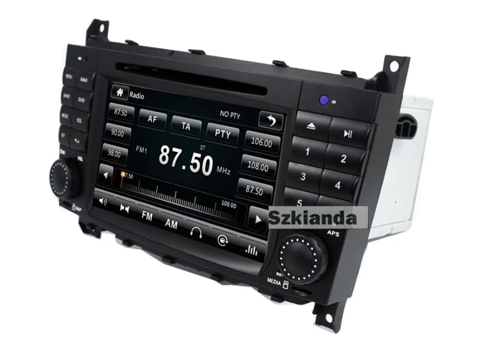 7 дюймов 2 Din автомобильный DVD плеер для Mercedes Benz W203 W209vW169 W219 A Class A160 C класс C180 C200 CLK200