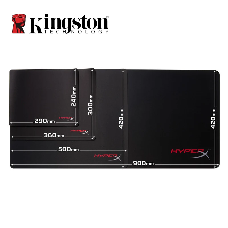 Игровой коврик для мыши HyperX FURY S Pro имеет плавно сшитые противоскользящие края плоской и равномерной поверхности
