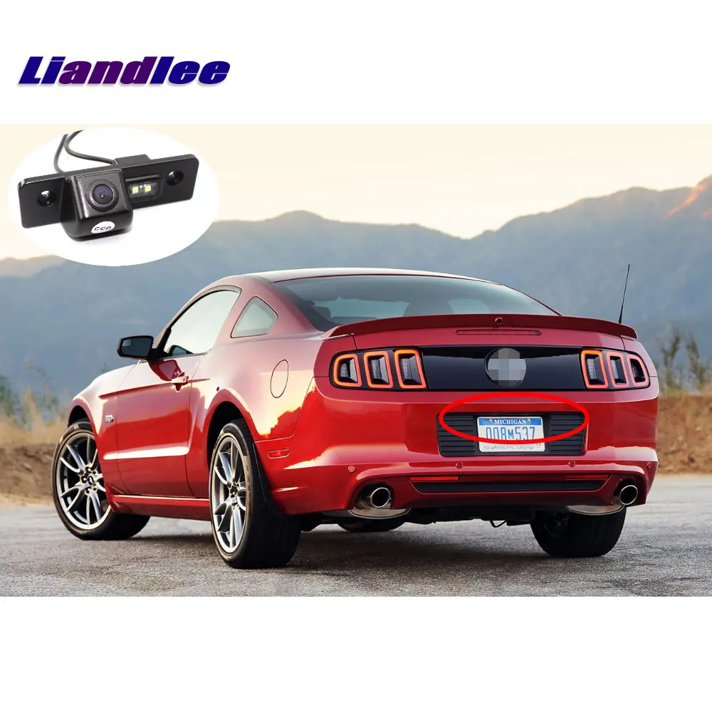 Автомобильная парковочная камера заднего вида для Ford Mustang 2010 ~ 2014 встроенная SONY CCD