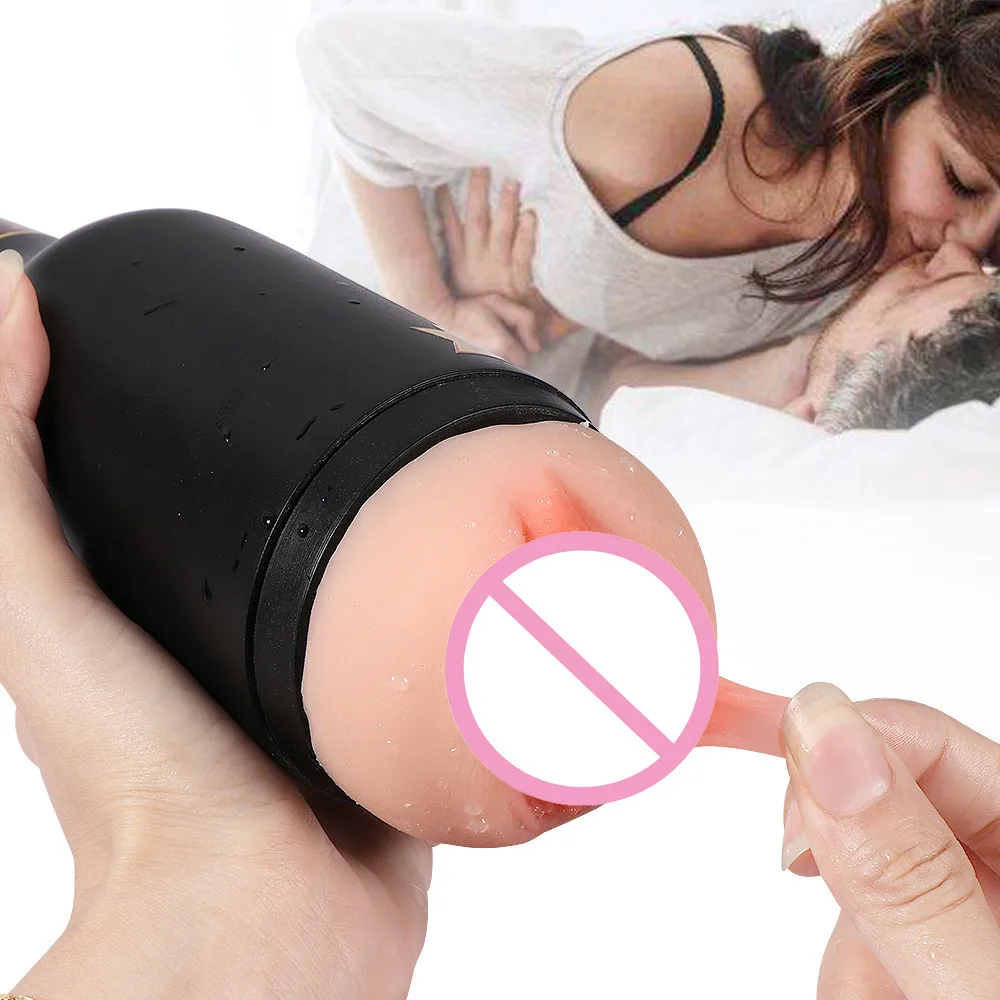 male masturbator silicone 10 frequency vibrating Men's masturbation Bottle Shaped Masturbator Cup Sex Toys Massage w418 | Красота и