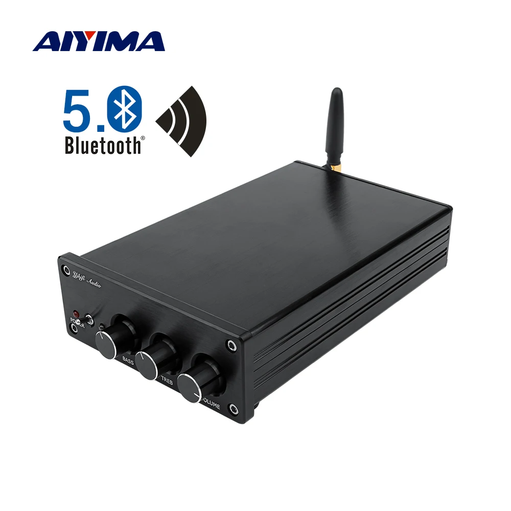 AIYIMA 2 1 Bluetooth 5 0 звуковые усилители TPA3255 усилитель сабвуфера 150Wx2 + 325 Вт Класс D Hi Fi