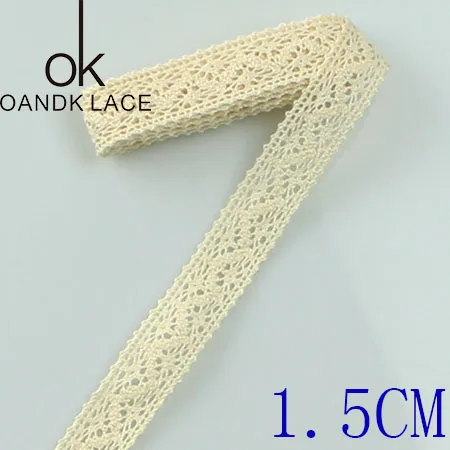 4yard 4 ярда швейная ткань DIY цвета слоновой кости кремовый черный отделка хлопок крючком кружевная ткань лента ручной работы аксессуары ремесло 11021 - Цвет: 4yard