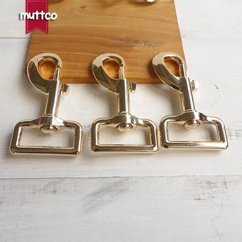 DIY поводок для собак розничная продажа экологичный Золотой металлический брелок