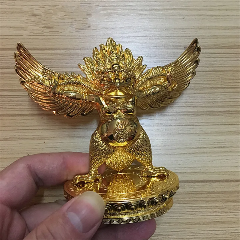 Фото Тибетский сплав медь Roc золотые крылья птица украшения китайский традиционный