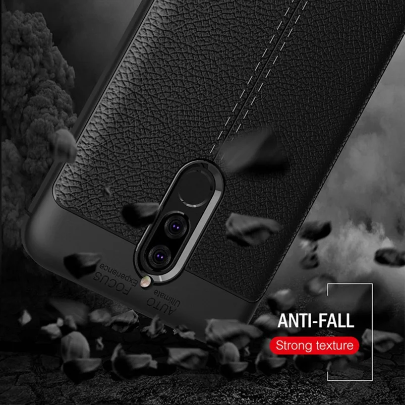 Чехол для Huawei Mate 10 Lite Роскошный кожаный чехол личи Honor 9 P20 P9 P10 Pro Y6 2018 Coque Capa |