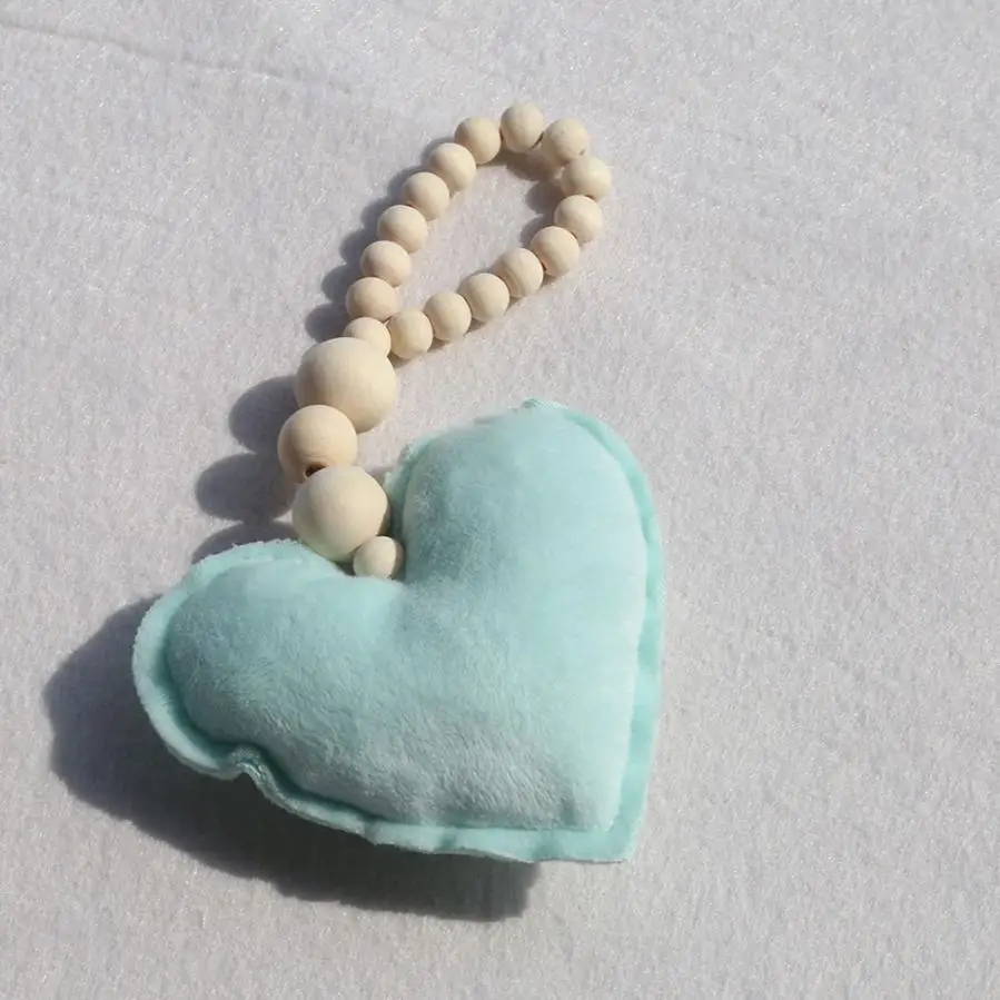 Оптовая продажа Детские деревянные украшения Луна Звезда сердце реквизит для