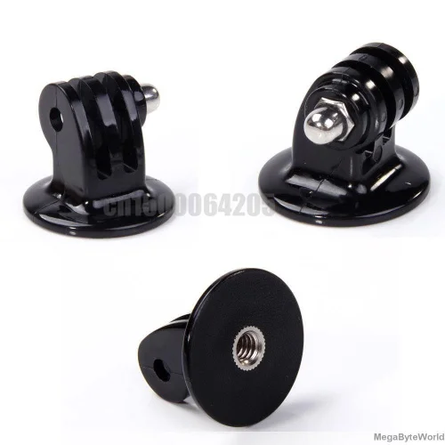 2 в 1 Серебристая мини-подставка для штатива + адаптер камеры GoPro HD Hero Hero2 заменяет