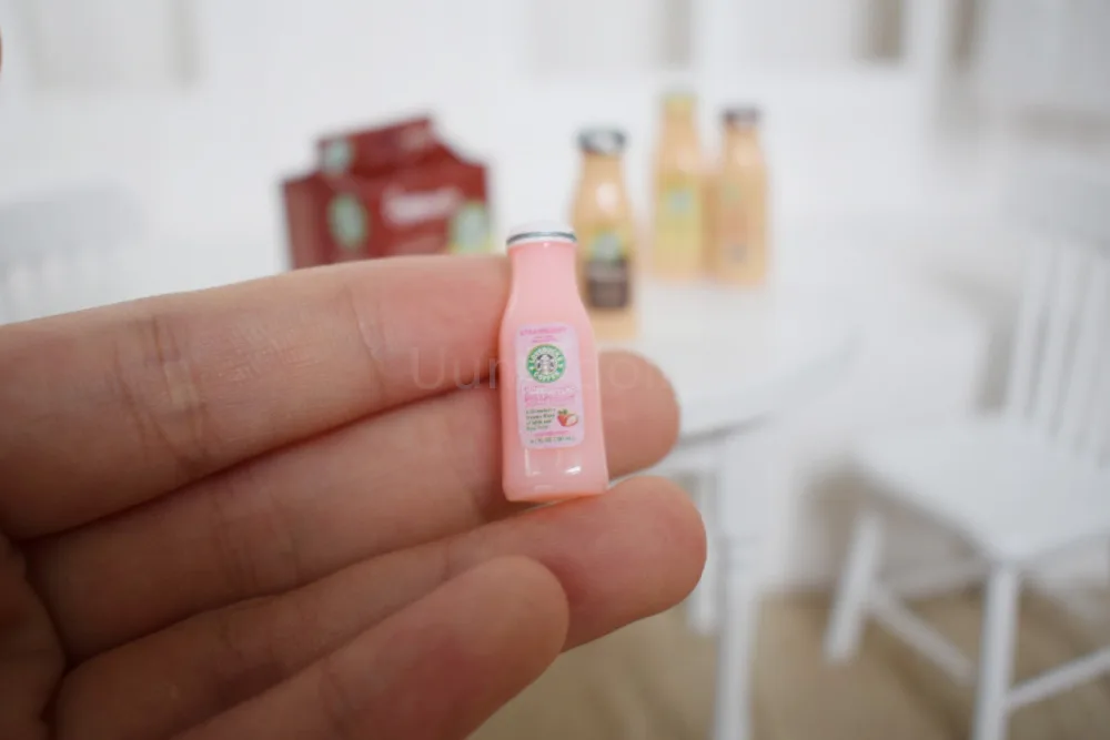 1/6 милые мини 4 бутылки Frappuccino кофейные напитки кукольный домик миниатюрная еда для пуллипа Blyth кукла