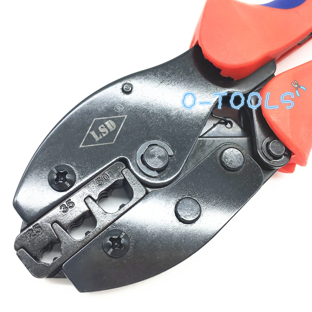 LY-2550EF ручные щипцы для обжима 4~ 1AWG кабельные наконечники конца провода рукав Профессиональный Реверсивный Ключ обжимные плоскогубцы 25-50mm м²