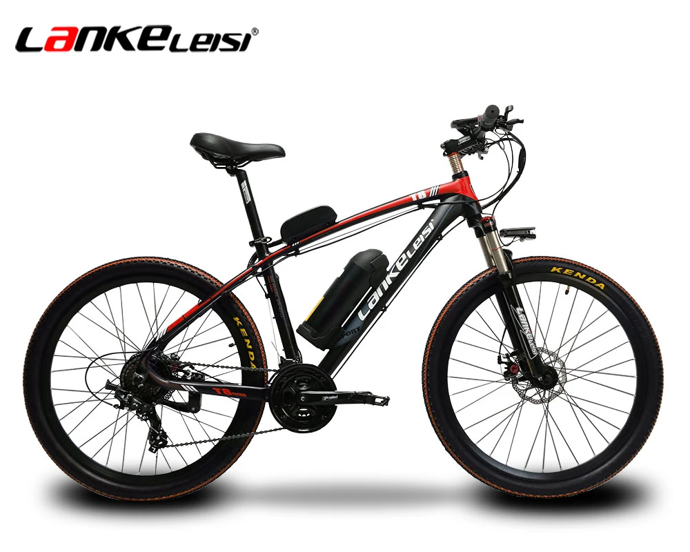 Lankeleisi T8 Электрический велосипед Mans горный e-bike 17X26inch 250W 48V 10ah 21 скорость | Спорт и