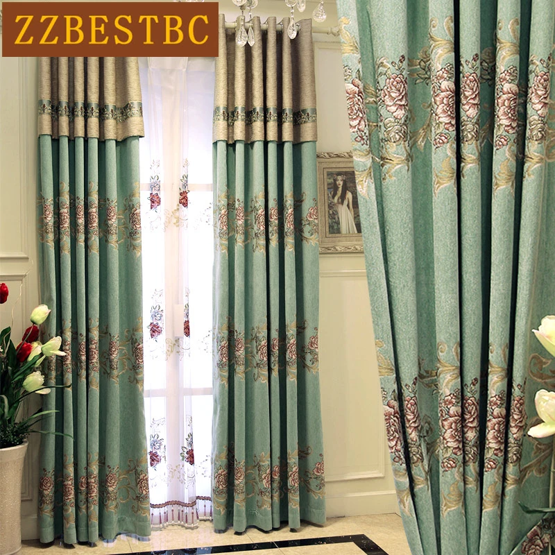 Classic royal European style jacquard Blackout curtains for Bedroom/Hotel high-end custom luxury Living Room/Window | Дом и сад