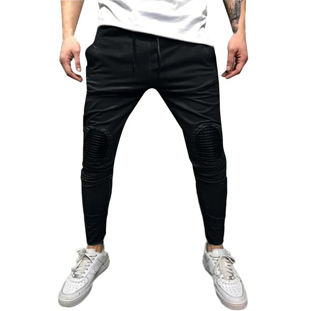 Мужские брюки; Pantalon Hombre; сезон весна-зима; брюки для бега; однотонные Лоскутные Спортивные брюки с завязками; брюки; Pantalon Homme; Лидер продаж