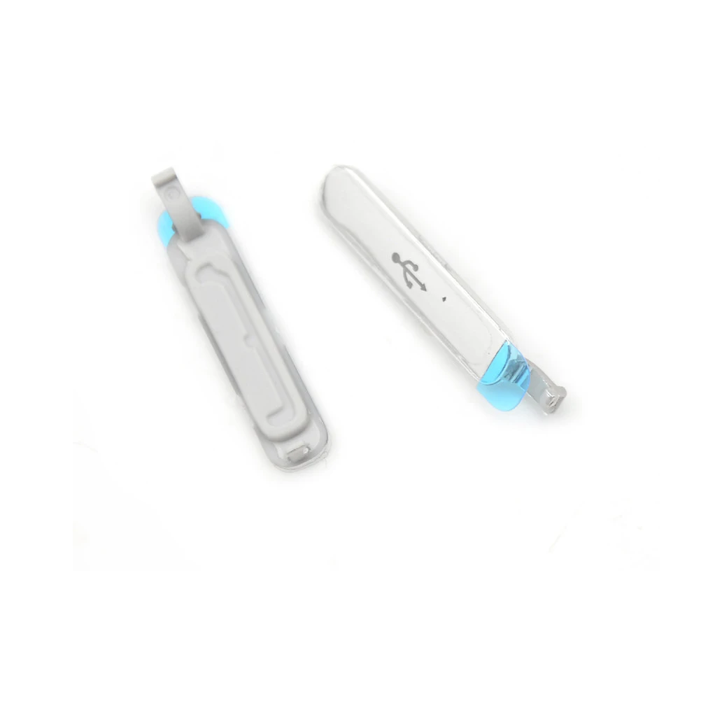 2pcs/lot Original Charging Port Dust Plug USB Cover Door For Samsung Galaxy S5 SV G900 G9005 G900A G900T Housing Phone Parts | Мобильные