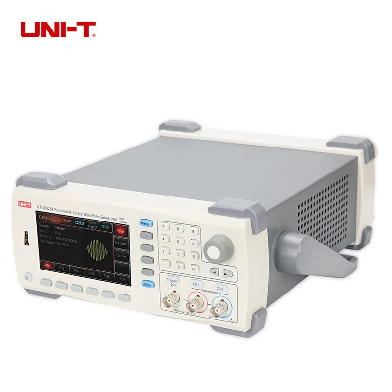 UNI T UTG2025A 25MHz USB двухканальный сигнал Функция произвольный генератор сигналов 200MSa/s