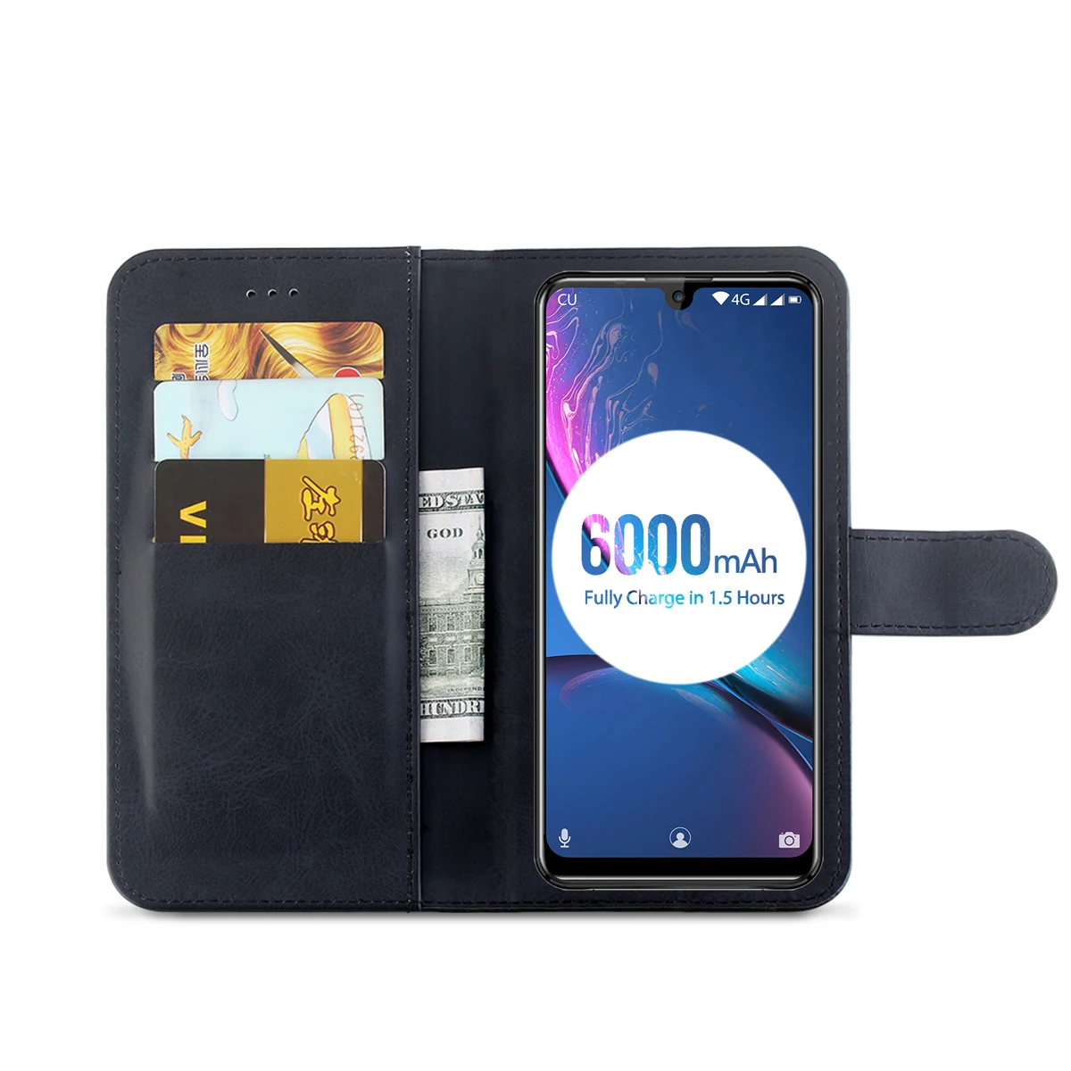 Ocolor для Oukitel K9 кожаный чехол 7 12 ''с антидетонационным карманом карт PU Замена