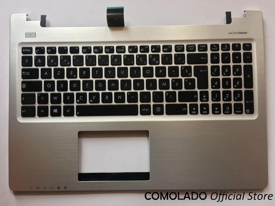 FR Французская клавиатура для ASUS K56 K56C K56CA K56CM AZERTY Layout laptop keyboad Palmrest Upper|Клавиатуры