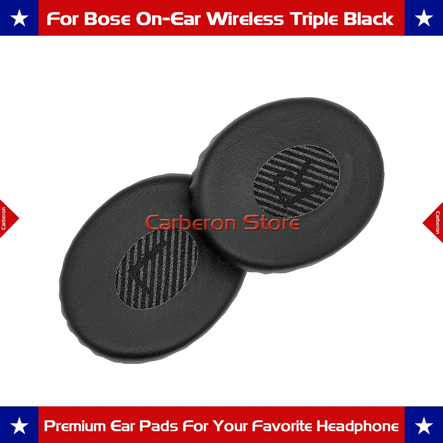 Сменные амбушюры Carberon для Bose On Ear Wireless Triple/SoundTrue Ear(OE)/On 2(OE2) наушники (Grey