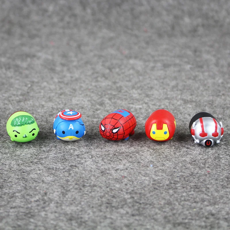 Горячая 10 Шт./лот Мстители Халк Человек Паук Капитан Америка Росомаха Железный