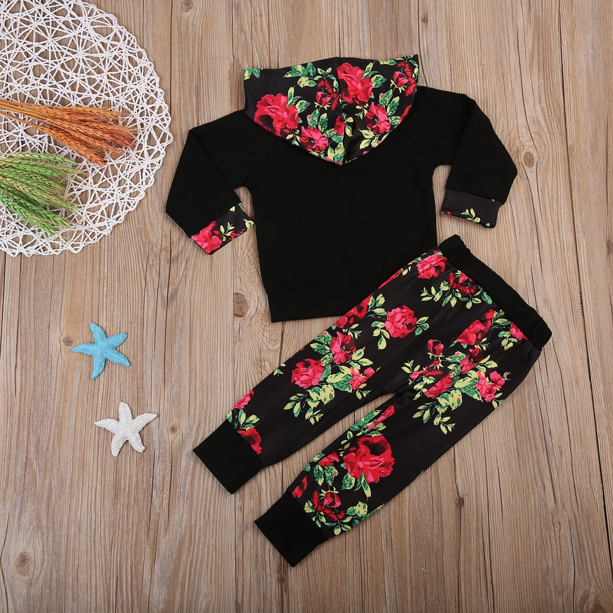 Pudcoco бренд хлопок смесь 2017 Новый наряд для маленьких девочек одежда с цветочным