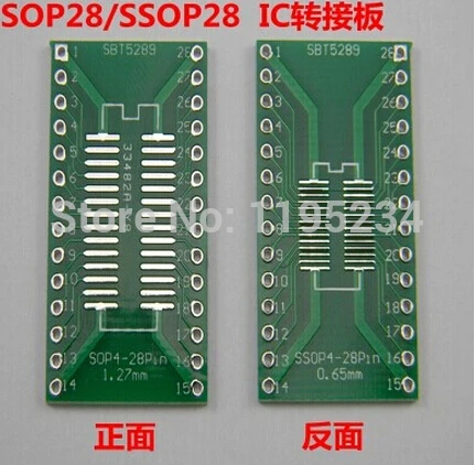 30 шт./лот ROSH / SOP28 SSOP28 TSSOP28 поворота DIP28 SMD очередь dip DIP 0 65/1 27mm/переходная пластина|dip