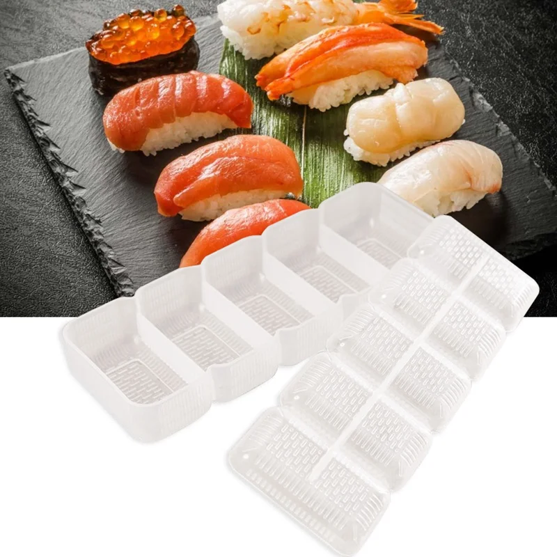 Japan Nigiri форма для риса в суши 5 рулонов производитель антипригарный пресс Bento