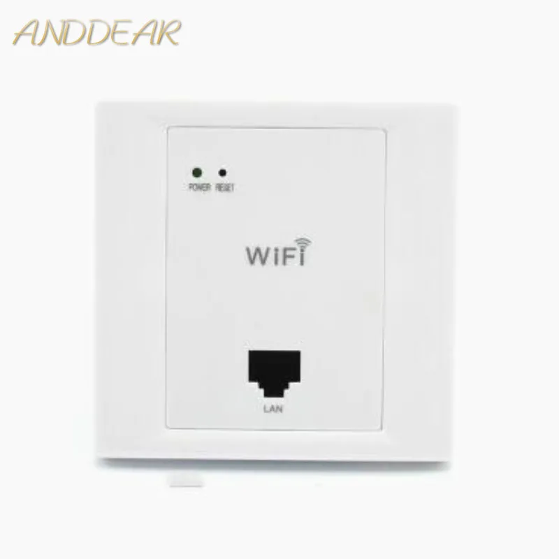 ANDDEAR белая Беспроводная настенная точка доступа Wi-Fi для комнат гостиниц высокого
