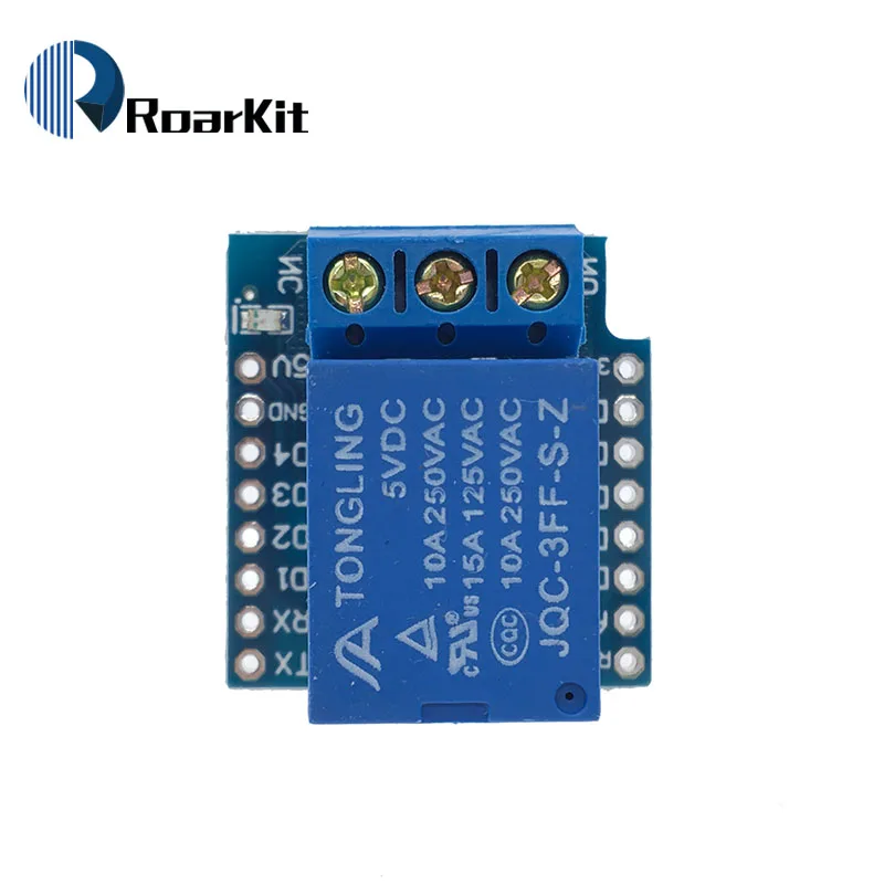 Релейный Щит для Wemos D1 один канал мини модуля реле платы разработки Arduino ESP8266 1