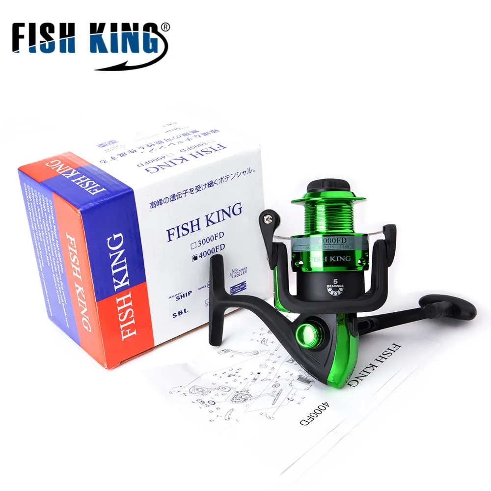 FISH KING 5 1: 1 4BB 2000FD/RD 5000FD/RD спиннинговая катушка Рыболовная спиннинга литая приманка