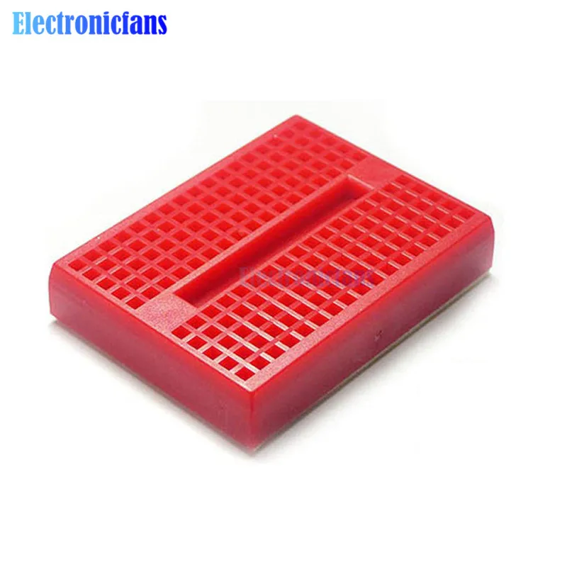 Мини красная макетная плата без пайки с 170 контактами для Arduino Shield|breadboard solderless|arduino