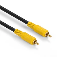 hifi rca cable spdif 5 1 male coaxial digital audio video av speaker line 75ohm subwoofer cord