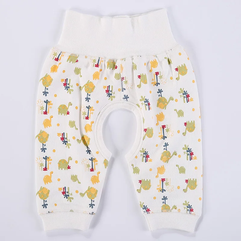 Штаны для детей летние и весенние леггинсы из 100% хлопка с открытым шаговым швом