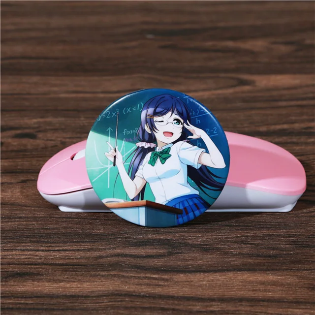 FFFPIN 5,8 см большая брошь Lovelive нагрудник Япония Аниме Любовь живой значок булавка монета Косака Хонока Сонода Уми значок ткань рюкзак - Цвет: Model A