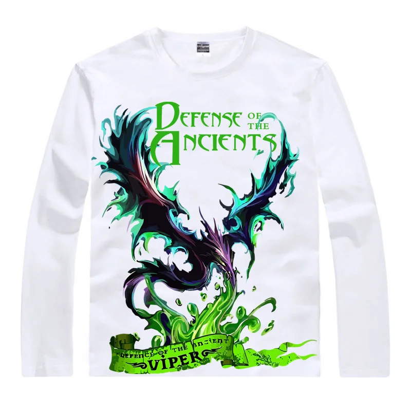 Coolprint аниме рубашка DOTA2 DOTA 2 футболки мульти-стиль с длинным рукавом Shadow Fiend Storm Spirit Косплей Motivs хентай рубашки - Цвет: Style 3