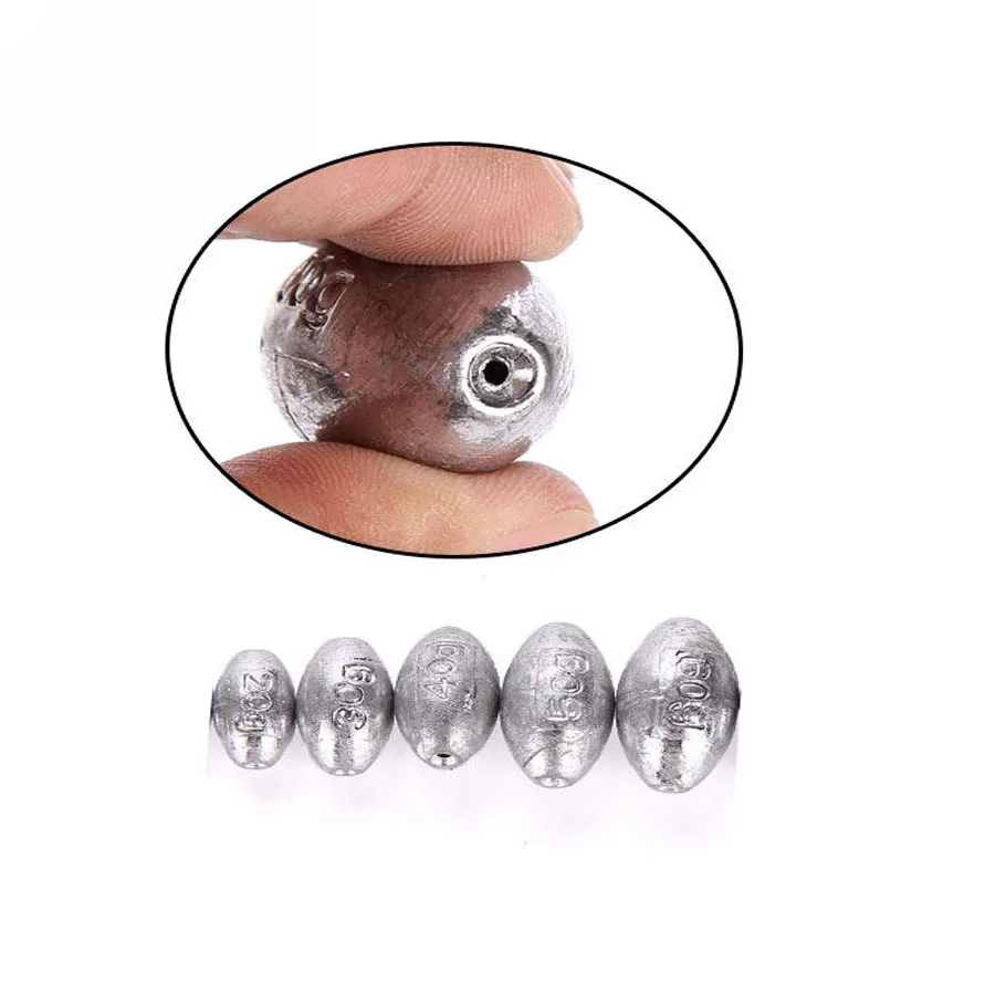 Свинцовый грузила/Вес рыболовные снасти аксессуары оливковые в леске грузила