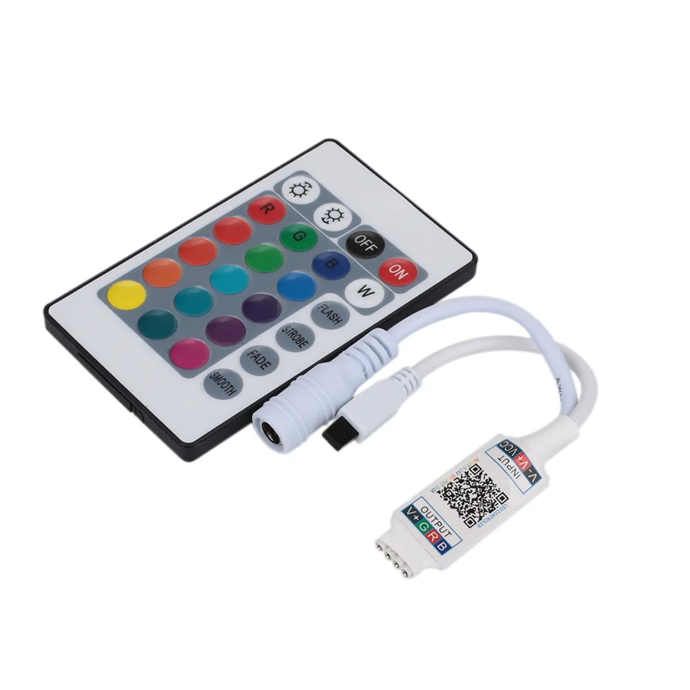 Светодиодный Bluetooth пульт управления с пультом дистанционного RGB Светодиодная