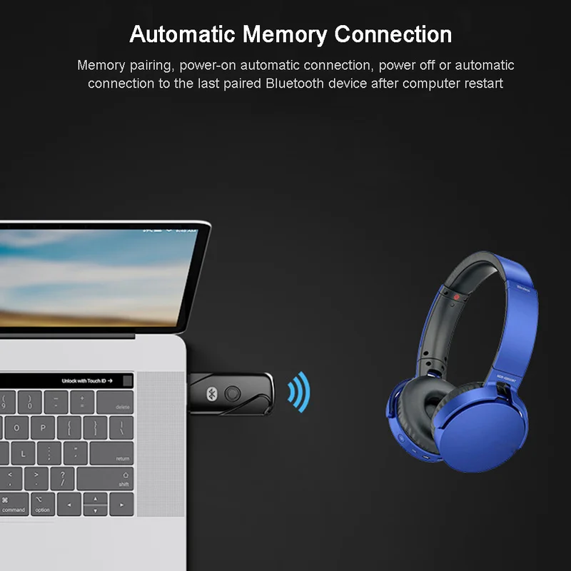 USB беспроводной Bluetooth V4.2 адаптер передатчика музыкальный стерео передачи для