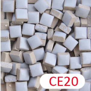 200 г/205 шт 10X10 мм квадратные керамические небесно-голубые мозаики 1X1 см мозаичная