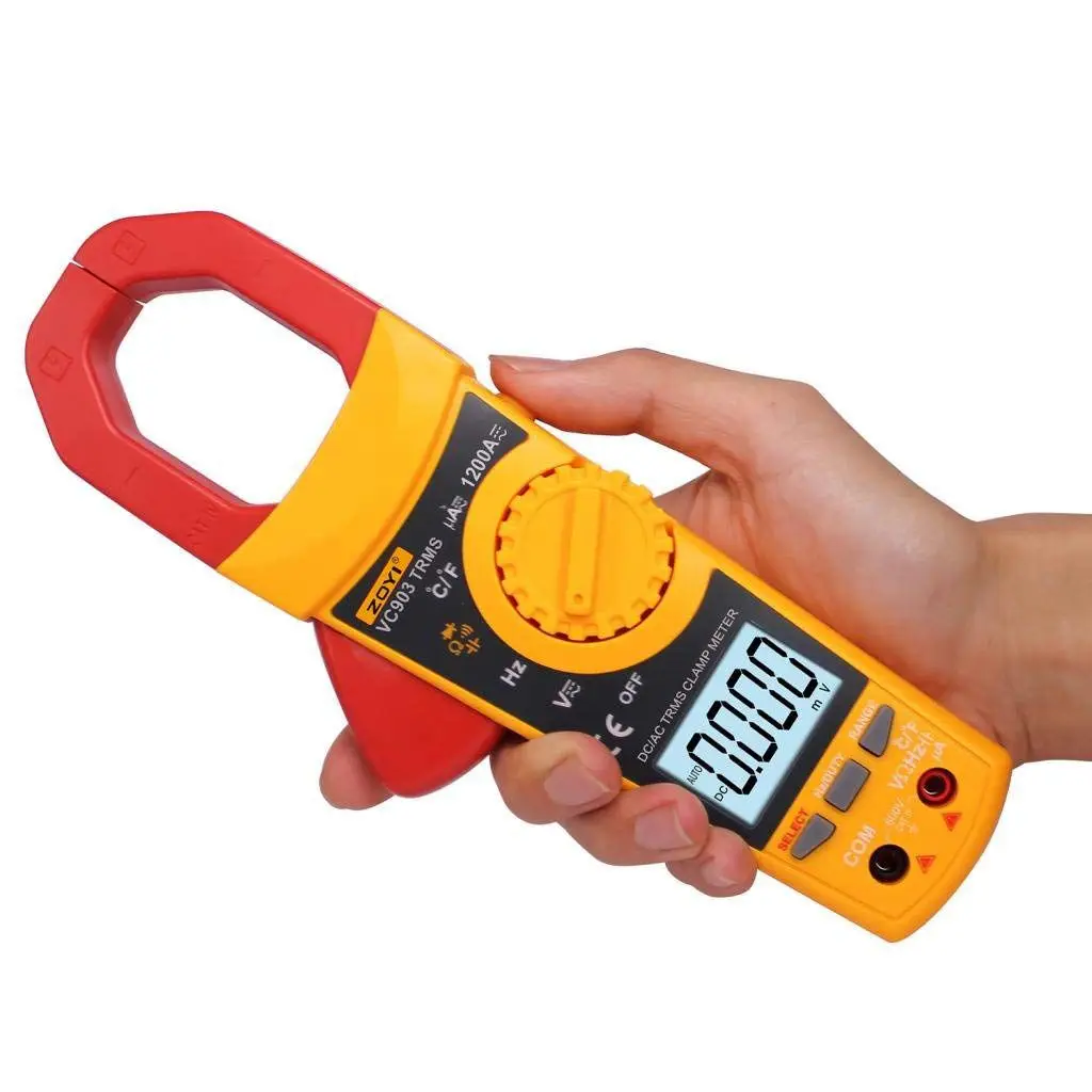 ZOYI VC903 Digital Clamp Meter Multimeter AC DC Current Volt Ohmmeter Tester | Инструменты