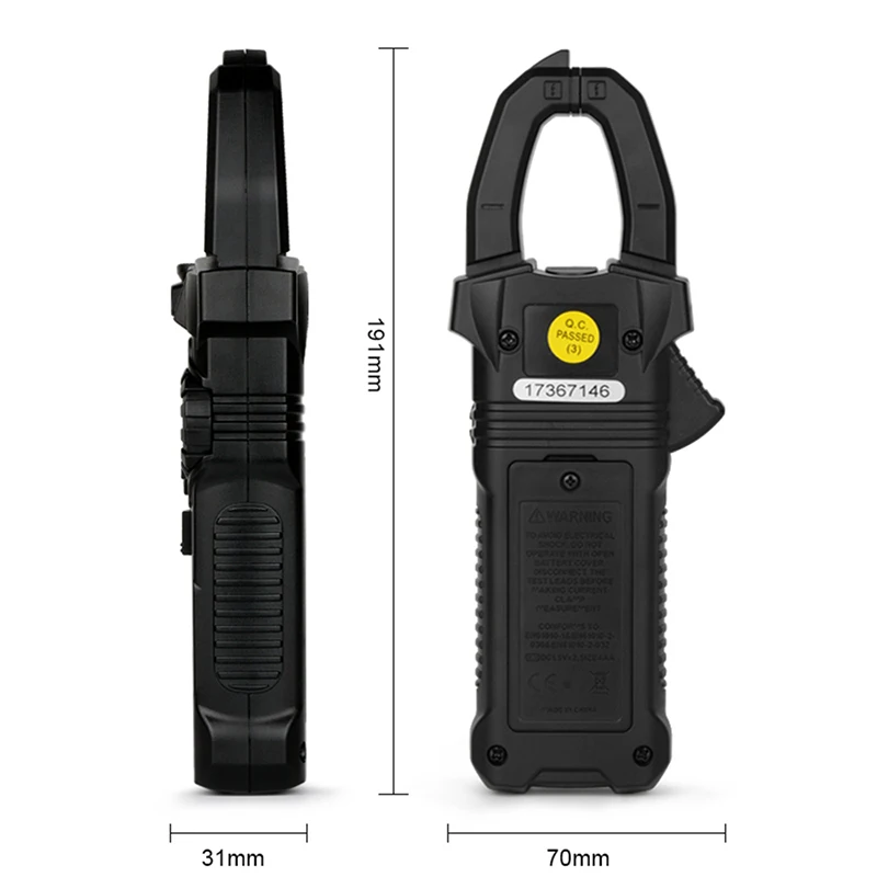 CM80/CM81 цифровой клещи мультиметр токовый зажим AC/DC тестер сопротивления