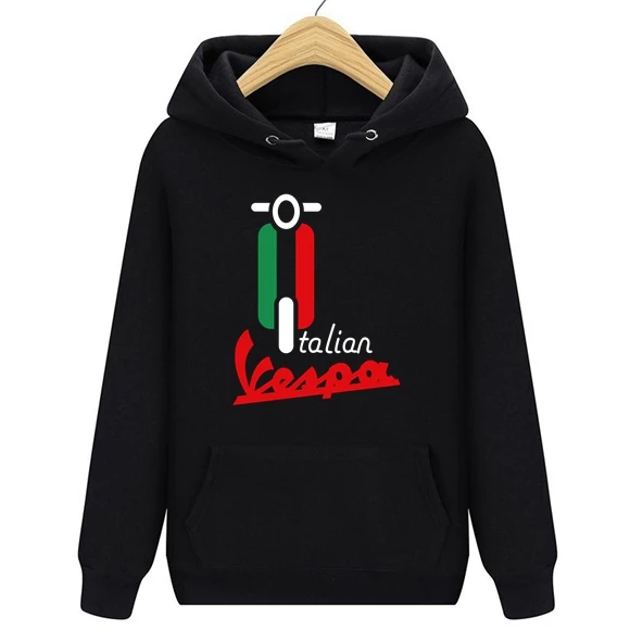 Vespa 7color толстовки с капюшоном для взрослых принтом тренировочные топы мальчиков